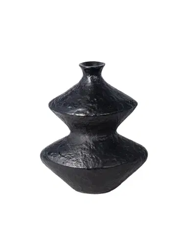 Regina Andrew Poe Metal Vase, Black | Thumbnail 1 Regina Andrew Poe Metal Vase, Black | Thumbnail 1