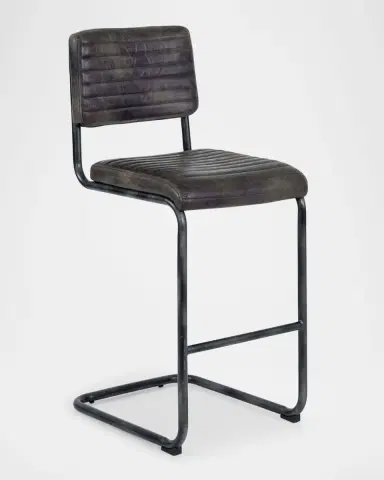 Regina Andrew Dylan Leather Bar Stool 30" | Thumbnail 3 Regina Andrew Dylan Leather Bar Stool 30" | Thumbnail 3