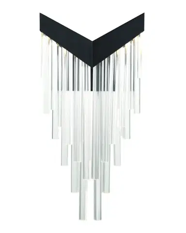 Eurofase Vivien 1-Light LED Black Sconce | Thumbnail 1 Eurofase Vivien 1-Light LED Black Sconce | Thumbnail 1