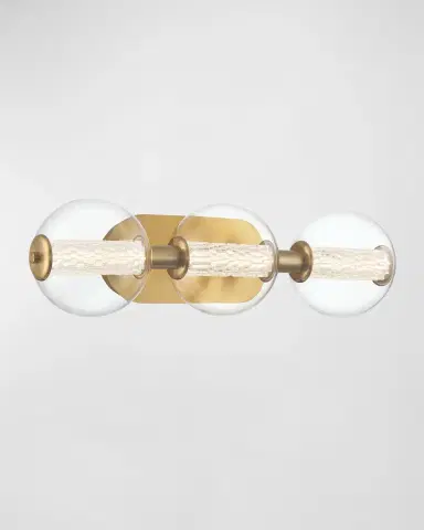 Eurofase Atomo 3-Light LED Vanity in Chrome | Thumbnail 2 Eurofase Atomo 3-Light LED Vanity in Chrome | Thumbnail 2