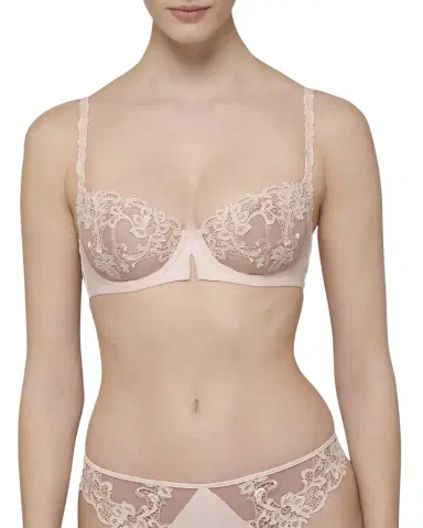 Simone Pérèle Saga Non-Padded Lace Demi Bra | Thumbnail 1 Simone Pérèle Saga Non-Padded Lace Demi Bra | Thumbnail 1