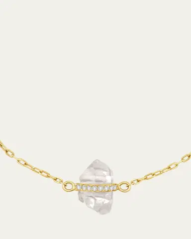 JIA JIA 14K Crystal Quartz Diamond Bar Bracelet | Thumbnail 2 JIA JIA 14K Crystal Quartz Diamond Bar Bracelet | Thumbnail 2