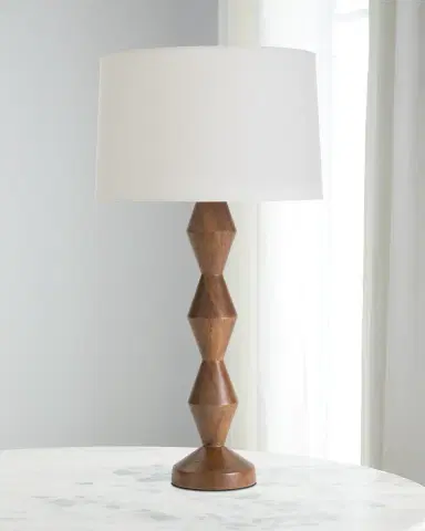 Regina Andrew Crew 30" Walnut Buffet Lamp, Natural Linen Shade | Thumbnail 1 Regina Andrew Crew 30" Walnut Buffet Lamp, Natural Linen Shade | Thumbnail 1