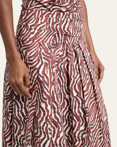 Proenza Schouler White Label Nessa Maxi Skirt in Poplin | Thumbnail 5 Proenza Schouler White Label Nessa Maxi Skirt in Poplin | Thumbnail 5