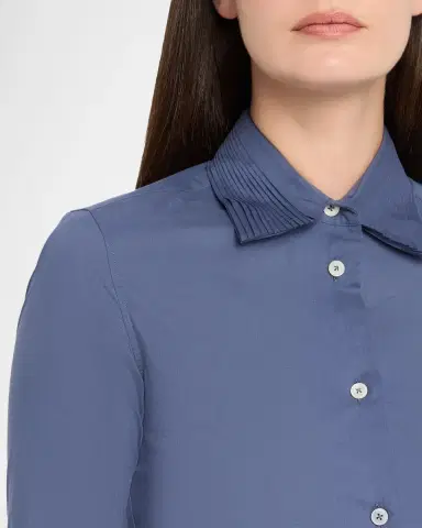 Jil Sander Layered Collar Short-Sleeve Cotton Button-Down Shirt | Thumbnail 5 Jil Sander Layered Collar Short-Sleeve Cotton Button-Down Shirt | Thumbnail 5
