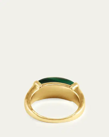 Anabel Aram Jewelry Forza Ring with Malachite, Size 7 | Thumbnail 2 Anabel Aram Jewelry Forza Ring with Malachite, Size 7 | Thumbnail 2