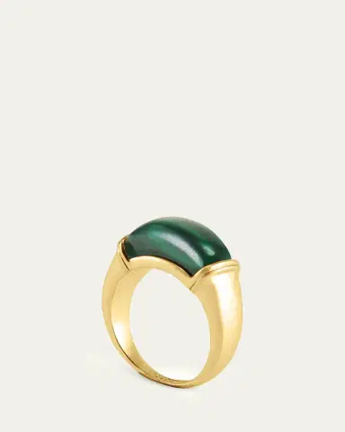Anabel Aram Jewelry Forza Ring with Malachite, Size 7 | Thumbnail 3 Anabel Aram Jewelry Forza Ring with Malachite, Size 7 | Thumbnail 3
