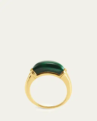 Anabel Aram Jewelry Forza Ring with Malachite, Size 7 | Thumbnail 4 Anabel Aram Jewelry Forza Ring with Malachite, Size 7 | Thumbnail 4