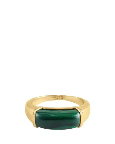 Anabel Aram Jewelry Forza Ring with Malachite, Size 7 | Thumbnail 1 Anabel Aram Jewelry Forza Ring with Malachite, Size 7 | Thumbnail 1