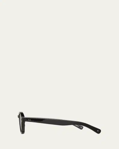 Garrett Leight Men's Flipper Acetate Round Sunglasses | Thumbnail 3 Garrett Leight Men's Flipper Acetate Round Sunglasses | Thumbnail 3
