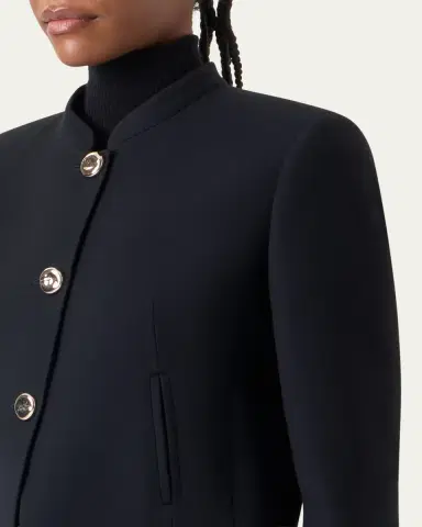 Akris Kadet Short Wool Jacket | Thumbnail 5 Akris Kadet Short Wool Jacket | Thumbnail 5