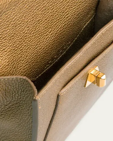 Akris Anouk Mini Metallic Leather Messenger Bag | Thumbnail 2 Akris Anouk Mini Metallic Leather Messenger Bag | Thumbnail 2