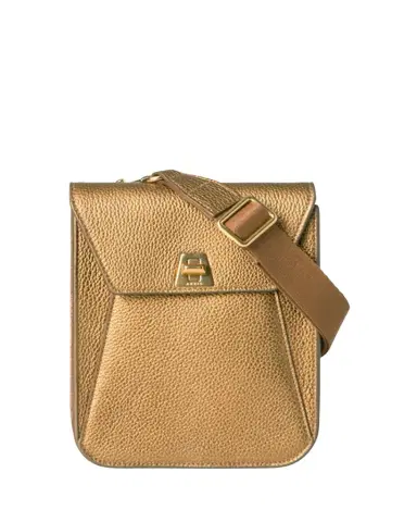 Akris Anouk Mini Metallic Leather Messenger Bag | Thumbnail 1 Akris Anouk Mini Metallic Leather Messenger Bag | Thumbnail 1