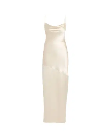 Atelier Prabal Gurung Thin Strap Cowl-Neck Silk Gown | Thumbnail 1 Atelier Prabal Gurung Thin Strap Cowl-Neck Silk Gown | Thumbnail 1