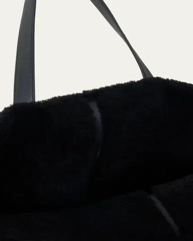Akris Ai Reversible Leather and Shearling Tote Bag | Thumbnail 2 Akris Ai Reversible Leather and Shearling Tote Bag | Thumbnail 2
