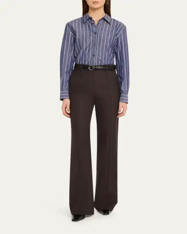 Nili Lotan Etoile Virgin Wool Relaxed-Leg Pants | Thumbnail 2 Nili Lotan Etoile Virgin Wool Relaxed-Leg Pants | Thumbnail 2