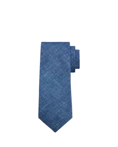 Ralph Lauren Purple Label Men's Delave Linen and Viscose Tie | Thumbnail 1 Ralph Lauren Purple Label Men's Delave Linen and Viscose Tie | Thumbnail 1