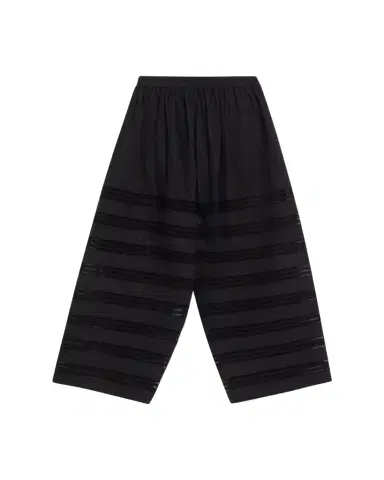 Alaïa Embroidered Cotton Wide-Leg Crop Culotte Pants | Thumbnail 1 Alaïa Embroidered Cotton Wide-Leg Crop Culotte Pants | Thumbnail 1