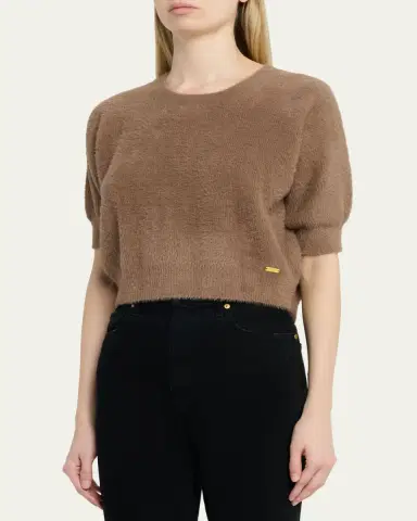 L'Agence Guinevere Cropped Pullover | Thumbnail 4 L'Agence Guinevere Cropped Pullover | Thumbnail 4