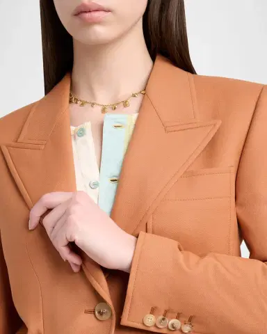 Chloé Single-Breasted Patch Pocket Jacket | Thumbnail 5 Chloé Single-Breasted Patch Pocket Jacket | Thumbnail 5
