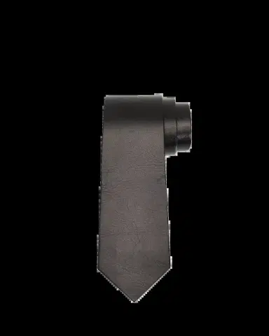 Tom Ford Men's Leather Tie | Thumbnail 2 Tom Ford Men's Leather Tie | Thumbnail 2