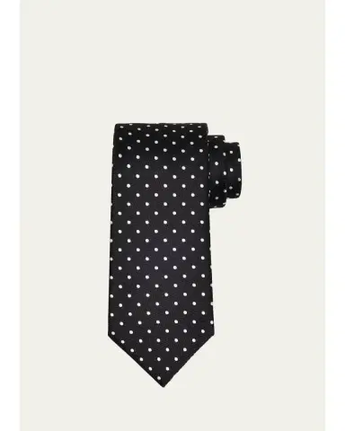 Tom Ford Men's Polka Dot Silk Tie | Thumbnail 2 Tom Ford Men's Polka Dot Silk Tie | Thumbnail 2