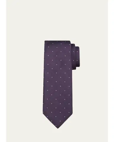 Tom Ford Men's Polka Dot Silk Tie | Thumbnail 8 Tom Ford Men's Polka Dot Silk Tie | Thumbnail 8