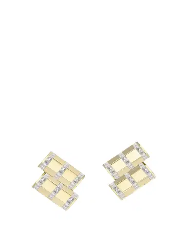 Gemella Jewels 18K Yellow Gold Diamond Stella Bar Earrings | Thumbnail 1 Gemella Jewels 18K Yellow Gold Diamond Stella Bar Earrings | Thumbnail 1