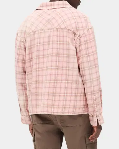 REPRESENT Men 's Legacy Check Cotton Shirt | Thumbnail 3 REPRESENT Men 's Legacy Check Cotton Shirt | Thumbnail 3