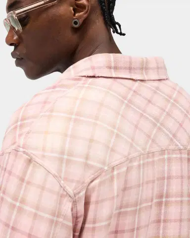 REPRESENT Men 's Legacy Check Cotton Shirt | Thumbnail 5 REPRESENT Men 's Legacy Check Cotton Shirt | Thumbnail 5