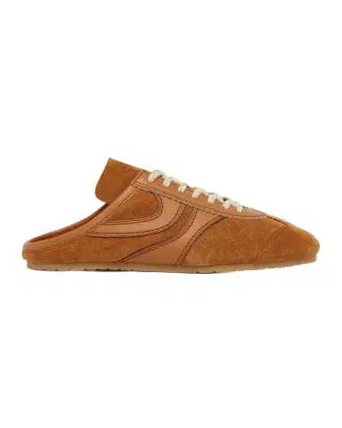 Dries Van Noten Mixed Leather Retro Runner Sneaker Mules | Thumbnail 1 Dries Van Noten Mixed Leather Retro Runner Sneaker Mules | Thumbnail 1