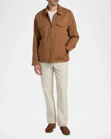 Sartorio Men's Joly Linen-Wool-Mohair Jacket | Thumbnail 2 Sartorio Men's Joly Linen-Wool-Mohair Jacket | Thumbnail 2
