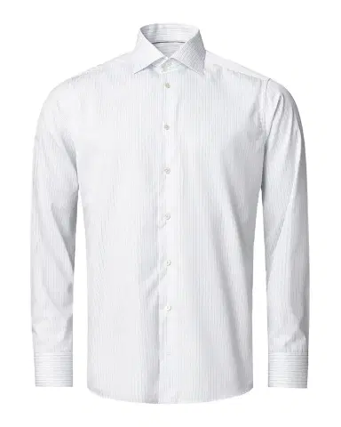 Eton Men's Elevated Stripe Supima Cotton Dress Shirt | Thumbnail 1 Eton Men's Elevated Stripe Supima Cotton Dress Shirt | Thumbnail 1