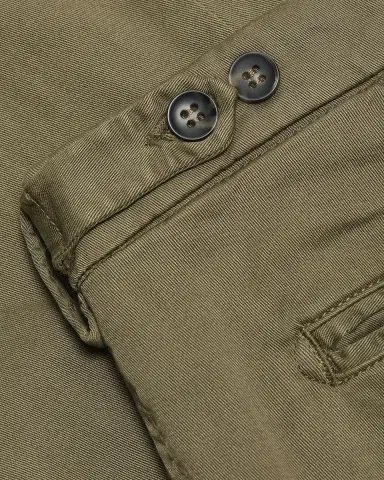 Sartorio Men 's Flat-Front Cotton-Blend Trousers | Thumbnail 6 Sartorio Men 's Flat-Front Cotton-Blend Trousers | Thumbnail 6
