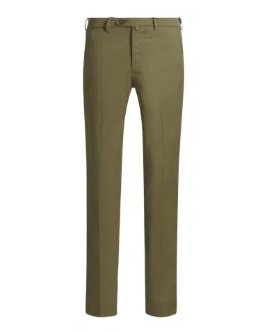 Sartorio Men 's Flat-Front Cotton-Blend Trousers | Thumbnail 1 Sartorio Men 's Flat-Front Cotton-Blend Trousers | Thumbnail 1