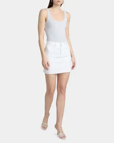 L'Agence Jolene Denim Mini Skirt | Thumbnail 2 L'Agence Jolene Denim Mini Skirt | Thumbnail 2
