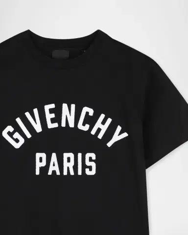 Givenchy Boy 's Logo-Embroidered Cotton T-Shirt, Size 8-14 | Thumbnail 3 Givenchy Boy 's Logo-Embroidered Cotton T-Shirt, Size 8-14 | Thumbnail 3
