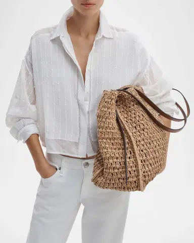 rag & bone Marin Cotton-Blend Cropped Shirt | Thumbnail 6 rag & bone Marin Cotton-Blend Cropped Shirt | Thumbnail 6