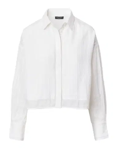 rag & bone Marin Cotton-Blend Cropped Shirt | Thumbnail 1 rag & bone Marin Cotton-Blend Cropped Shirt | Thumbnail 1