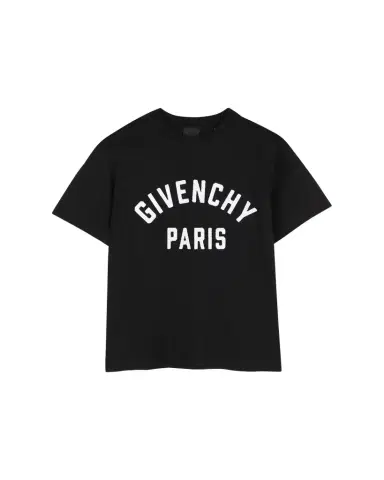 Givenchy Boy 's Logo-Embroidered Cotton T-Shirt, Size 4- | Thumbnail 1 Givenchy Boy 's Logo-Embroidered Cotton T-Shirt, Size 4- | Thumbnail 1