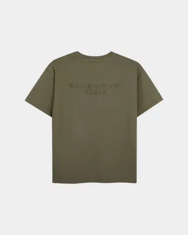 Givenchy Boy 's Logo-Embroidered Drop-Shoulder T-Shirt, Size 8- | Thumbnail 2 Givenchy Boy 's Logo-Embroidered Drop-Shoulder T-Shirt, Size 8- | Thumbnail 2