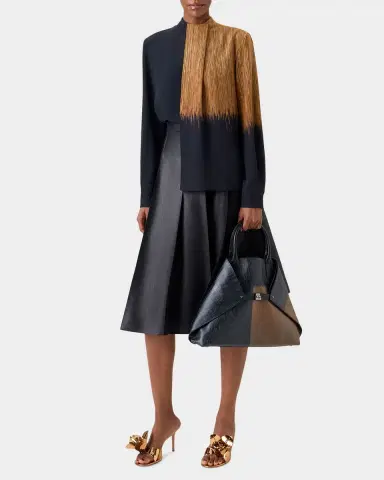 Akris Ai Medium Colorblock Leather Tote Bag | Thumbnail 2 Akris Ai Medium Colorblock Leather Tote Bag | Thumbnail 2