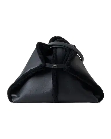 Akris Ai Reversible Leather and Shearling Tote Bag | Thumbnail 1 Akris Ai Reversible Leather and Shearling Tote Bag | Thumbnail 1