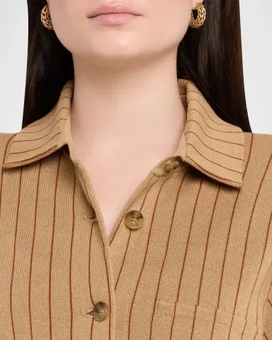 Guest in Residence Pinstripe Work Shirt | Thumbnail 5 Guest in Residence Pinstripe Work Shirt | Thumbnail 5