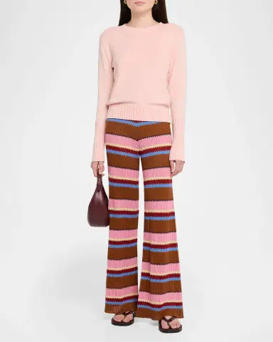 Guest In Residence Sunwash Shrunken Crewneck Sweater | Thumbnail 2 Guest In Residence Sunwash Shrunken Crewneck Sweater | Thumbnail 2