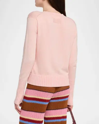Guest In Residence Sunwash Shrunken Crewneck Sweater | Thumbnail 3 Guest In Residence Sunwash Shrunken Crewneck Sweater | Thumbnail 3