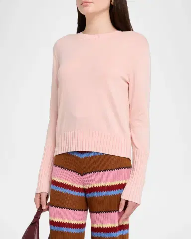 Guest In Residence Sunwash Shrunken Crewneck Sweater | Thumbnail 4 Guest In Residence Sunwash Shrunken Crewneck Sweater | Thumbnail 4