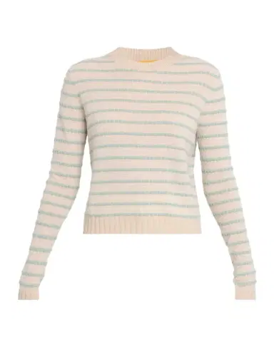Guest In Residence Pebble Stripe Cashmere Sweater | Thumbnail 1 Guest In Residence Pebble Stripe Cashmere Sweater | Thumbnail 1