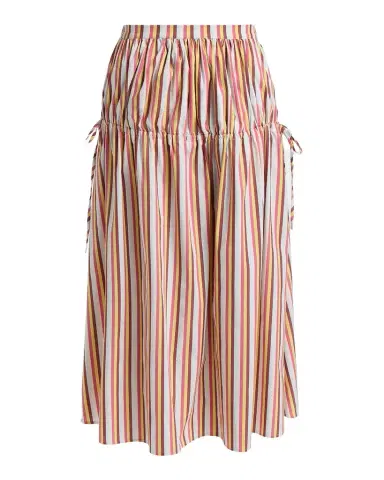 Solid & Striped The Ivy Striped Drop-Waist Midi Skirt | Thumbnail 1 Solid & Striped The Ivy Striped Drop-Waist Midi Skirt | Thumbnail 1