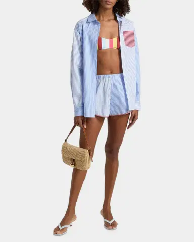 Solid & Striped The Lester Stripe Shorts | Thumbnail 2 Solid & Striped The Lester Stripe Shorts | Thumbnail 2